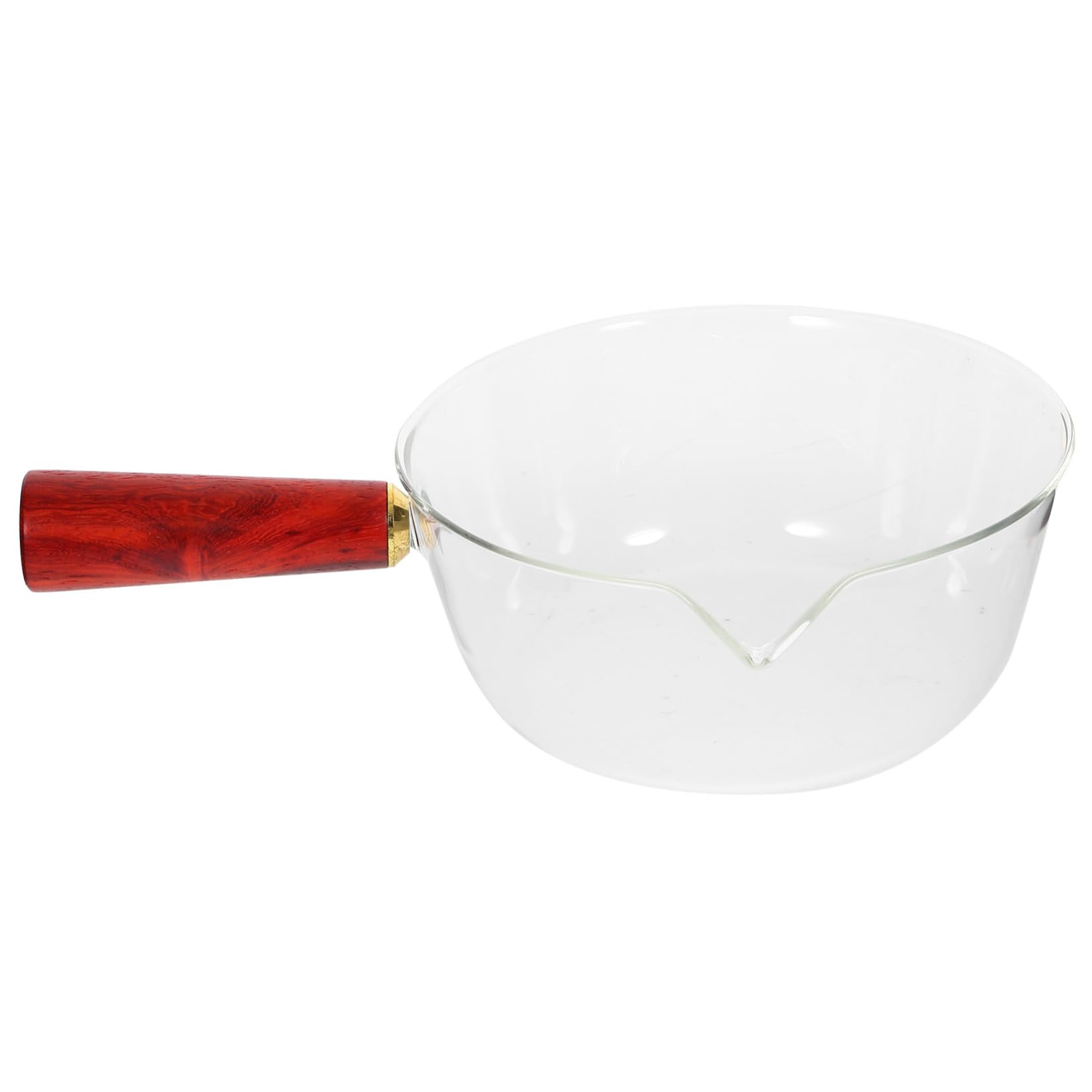 Pot de cuisson multifonctionnel en verre borosilicate et manche bois noble Cabilock