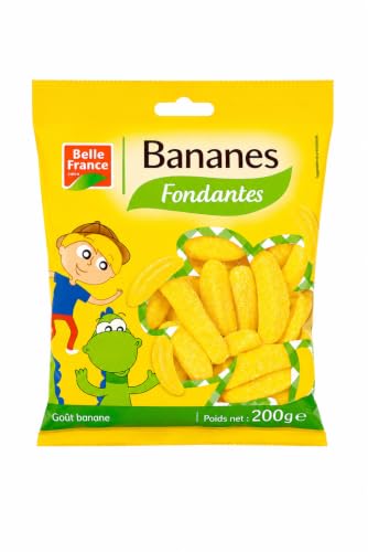 Bonbons Banane – Gélifiés et Fondants – Format 200g