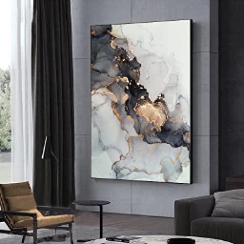 Marbre texture abstrait affiche haute définition impression toile chic salon - 4