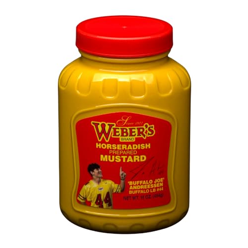Buffalo's Own Weber's Brand Original Horseradish Mustard 16 ounce