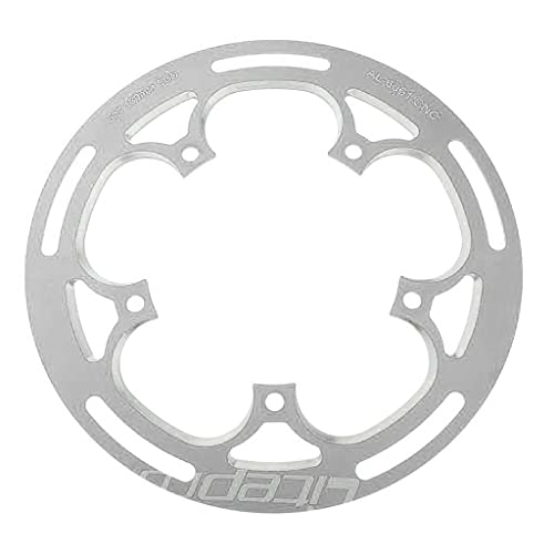 F Fityle Alloy Road Bike Chainring Guard - BCD 130mm / 52 , Silver