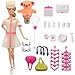 concept-ID | 34PCS Lot Vêtements Accessoires Compatibles avec La Poupée Barbie De Mattel. Métiers Docteure, Infirmière, Vétérinaire. Dressing Maison De Poupée Robe, Chaussure, Cintres… Boîte Cadeau