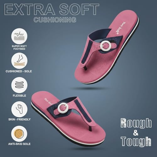 Image of TWOSOFT Women Slippers (Brown)