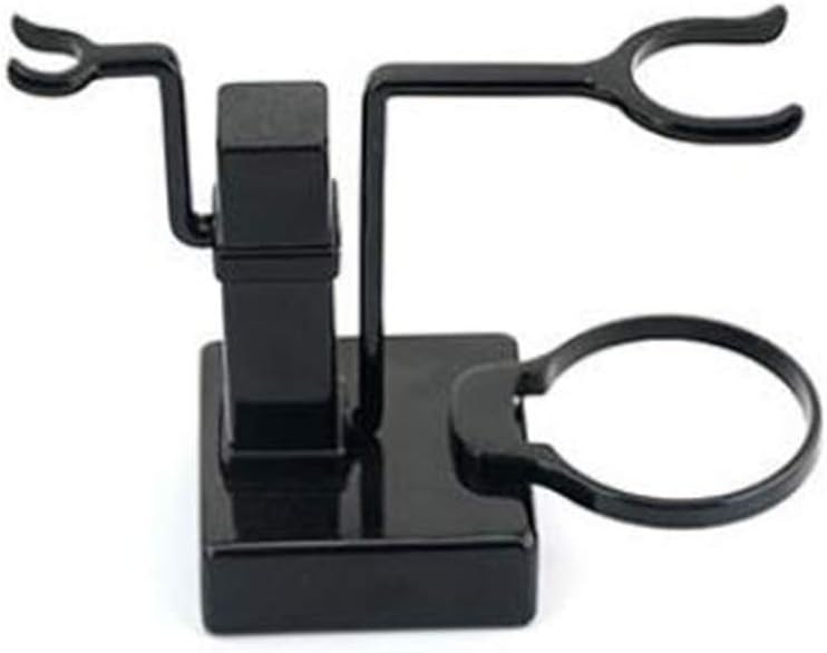 Milisten 2pcs Shaving Bowl and Holder Black Safety Razor Stand Soap Bowl Brush Rack Shave Accessories for Male Men Boy