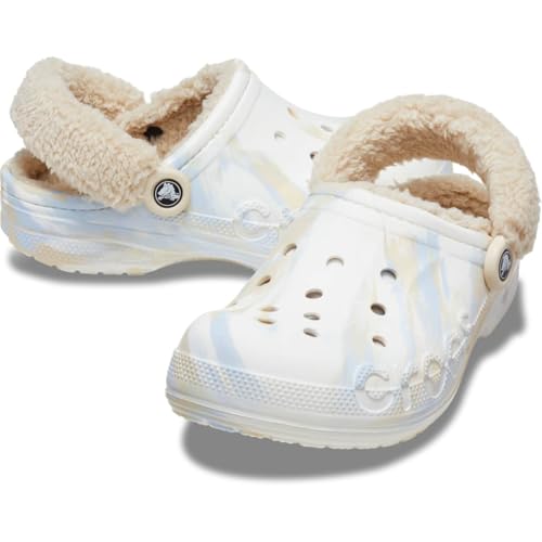 Image of Crocs Unisex Adult Baya Lined Fuzz Strap Clogs