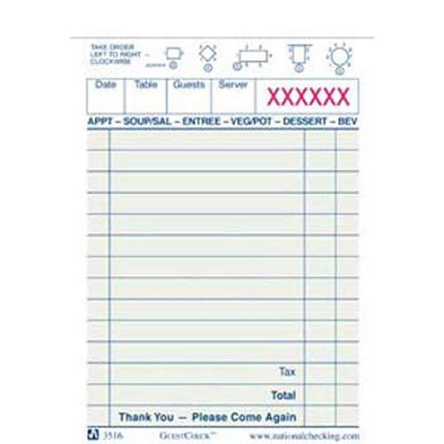 National Checking 3516SP Guest Checks by NCCO – Model 186-013