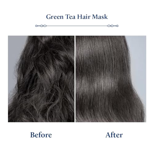 Blue Nectar Green Tea Hair Mask for Dry & Frizzy Hair, 200 g (Pack of 1) - Image 4