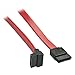LINDY 0.5 m 7-Pin to 90 Degree 7-Pin SATA Internal Cable - Red