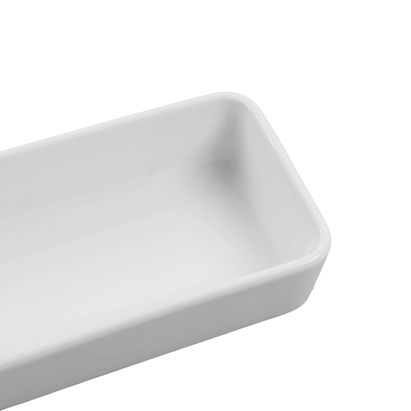 Taca na herbatę do serwowania przekąsek ceramiczna podawanie przekąsek segmentowe długie paski zestaw przystawek, kawa ceramiczna taca segmentowa