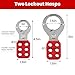 TOKCKYBL Lockout Tagout Kit Electrical Loto - 48 PCS OSHA Compliant Safety Kit with Padlocks, Hasps, Zip Ties, Tags & Storage Bag for Industrial/Electrical Equipment