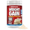 Naturade Weight Gain Nutrition Drink Mix for Healthy Weight Support, Balanced Calories with Protein, Vitamins & Minerals, Vanilla – 20.3 oz