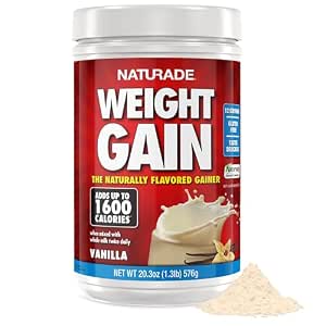 Naturade Weight Gain Nutrition Drink Mix, Vanilla, 20.3 oz