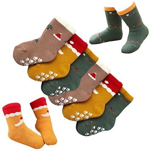 Non-Slip Toddler Christmas Socks