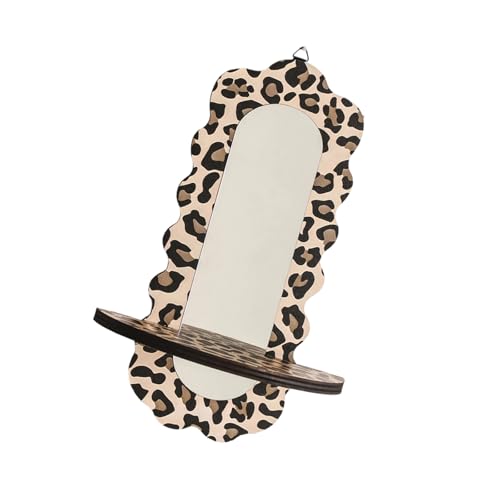 Étagère murale léopard miroir pour plantes et bibelots - 7