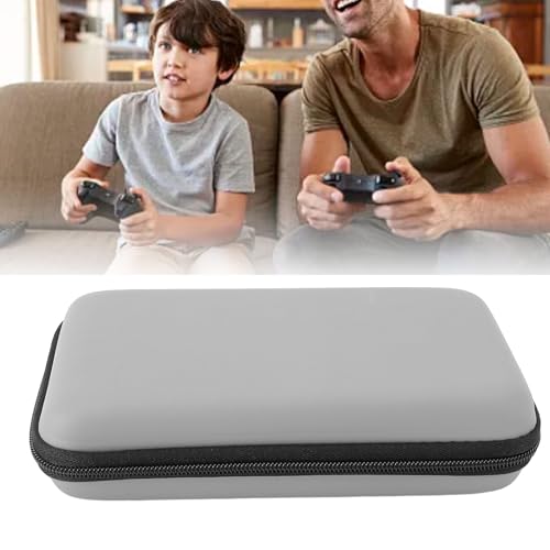 Image of Carrying Case for 3DS, New 3DS XL, New 2DS XL Console, Pocket Hard Shell Case with 8 Game Slot, Inner Pocket, 3DS XL Accessories Protective Carrying Case (Silver)