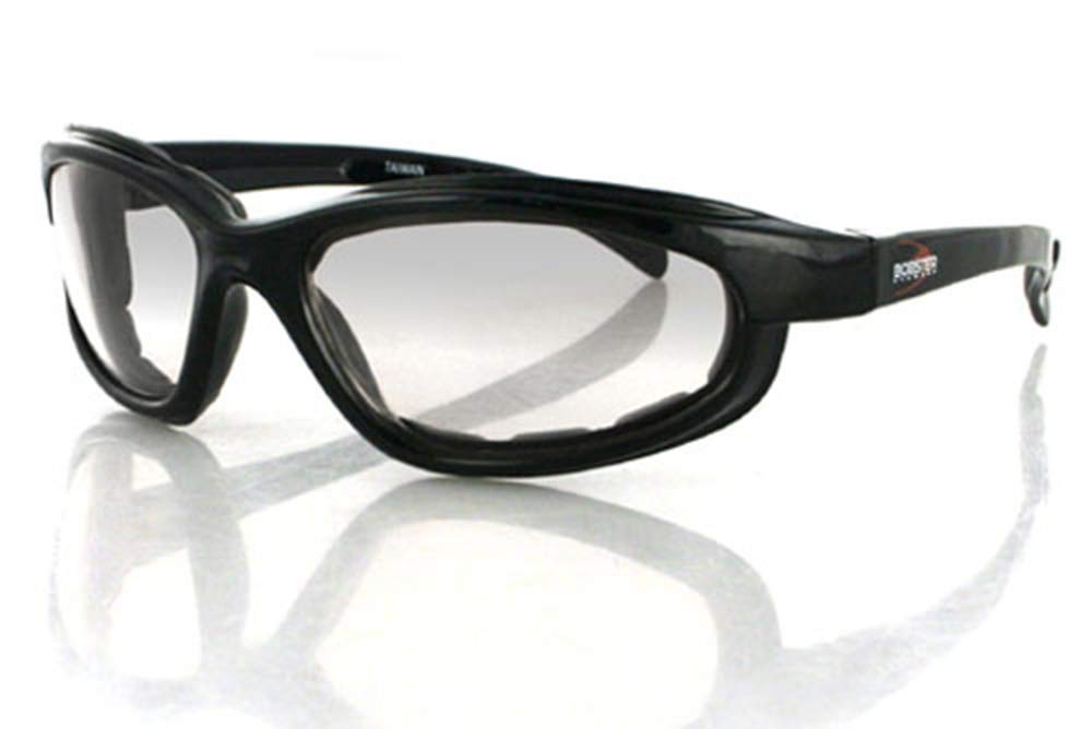 Bobster Fat Boy ®, Gloss Black Frame, Clear Photochromic Lens