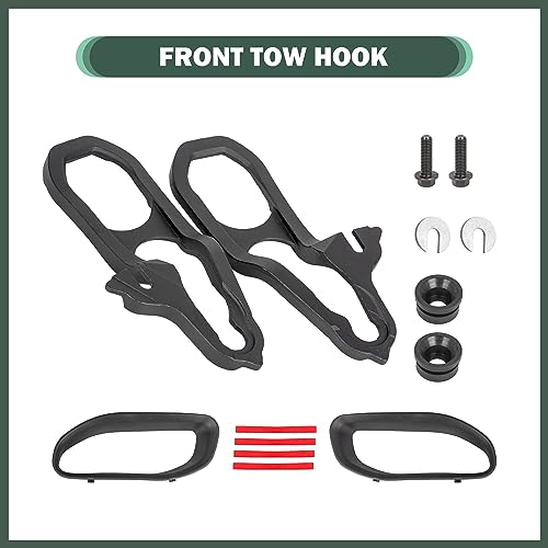 Phamyor RAM-TCG-1923 Heavy Duty Front Tow Hooks Fit For 2019-2023 Dodge Ram 1500 Dt, Replace Oe 82215268Ab 68272944Ab 68272945Ab, Left & Right thumb #2