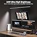 EYOCEAN Schreibtischlampe LED, 24W 80CM Tischlampe mit Gestensteuerung, Dimmbare Tageslichtlampe Augenschutz Monitor Lampe für Arbieter in Büro Leser Architekenden Schneider