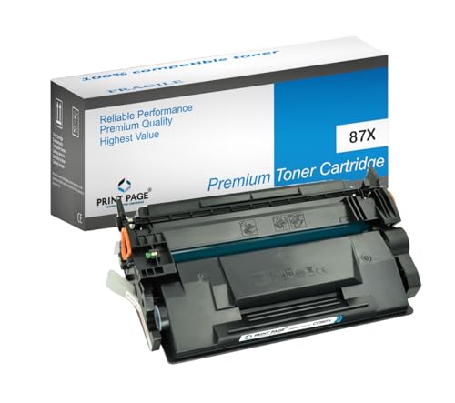 Image of 87X Toner Cartridge (Print 15000 Pages) Compatible for LJ Printers M506, M501, MFP M527 (1 pcs)