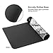 Sakura Death Life Black and White Cherry Blossom Pattern Extended Large Mouse Pad Non-Slip Rubber Base Stitched Edges Waterproof Gaming Home Office 90x40cm XXL