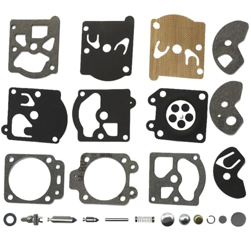 HAFRILY 1 Packs Vergaser Dichtung Reparatur Set, Walbro K10-WTA WA WT Serie Vergaser Satz Reparatur für Teilenummer Sthil McCulloch Poulan Partner Echo MicroXXV Ryobi Shindaiwa Alpina Castor