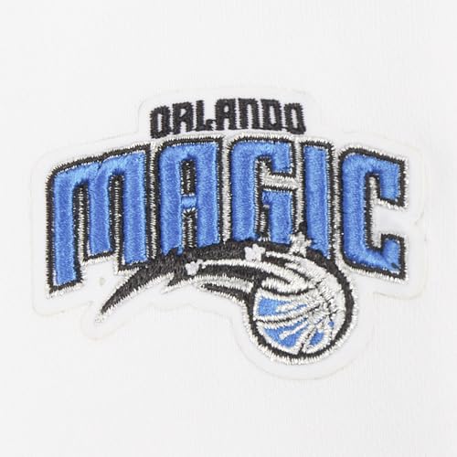 Sudadera Pro Standard NBA Classic Chenille blanca FLC de cuello redondo para mujer L 6