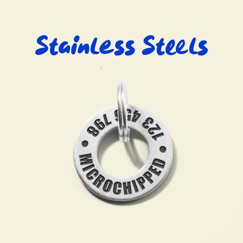 Frantsy Personalized Cats Dogs Id Tags Cute Symbols Pets Collar Name Accessories Minimalist Custom Engraved Tags For Puppy Mom Kitten Dad Anti-Lost Copper Brass Charm Gifts For Pet thumb #2