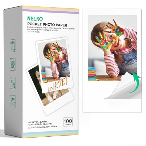 Papier Photo Premium Nelko 52.3x90mm (2.06x3.54
