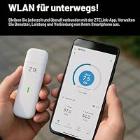 ZTE MF833, CAT4/4G USB-Dongle, entsperrt, kostengünstiges Reisen, Business-WLAN, perfekt für Streaming, Gaming, Browsing, unterstützt Multi-Band-Konfiguration, 2 Jahre Garantie und kostenlose – Ansicht 4