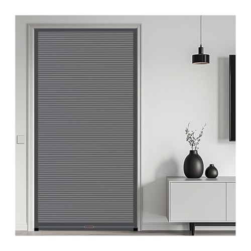 Puerta plegable de acordeón, ventana desplegable para servir cocina, puerta divisora invisible impermeable para armario, armario, caravana, patio, versátil ahorro de espacio