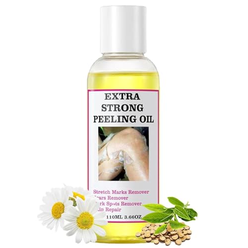Yellow Peeling Oil For Dark Skin - Natural Formula Exfoliating Peels Solution Exfoliating Peeling Solution For Body Hand Feet And Face All Skin Type