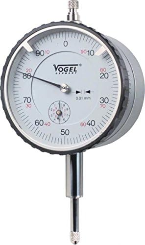Dial Indicator, 0-10x0,01 mm with magnetic backside, ø 58mm DIN 878, in a box