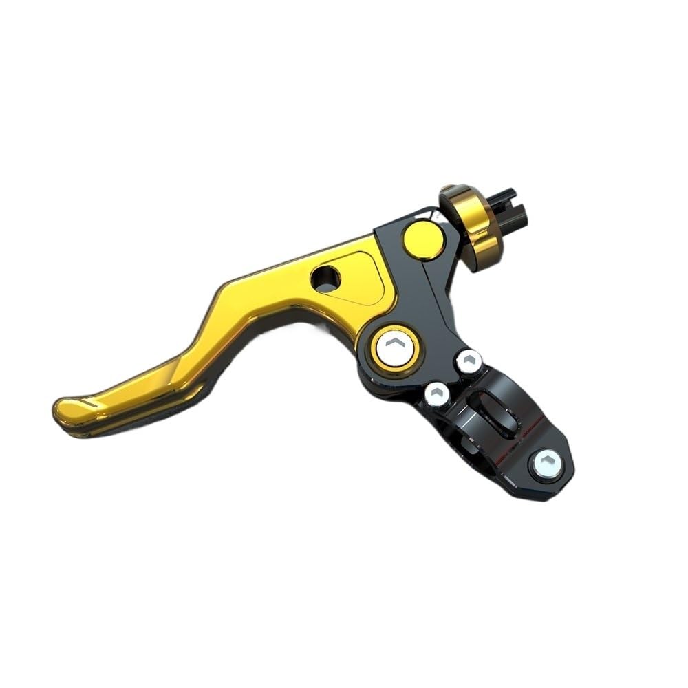 Leva Frizione Freno per Suzuki per DRZ400 per DR250R per RMZ250 per DRZ400R Motocross Breve Acrobazia Leva Frizione Facile Tirare Il Cavo Ridurre Le Leve di Resistenza(Gold)
