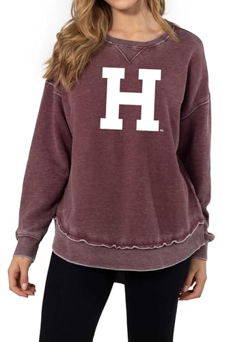 Sudadera Burnout Morada Chicka-D Campus Pullover talla S de mujer