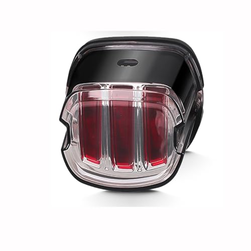 Feu arriere moto de frein argent pour custom Harley Davidson Sportster et Dyna