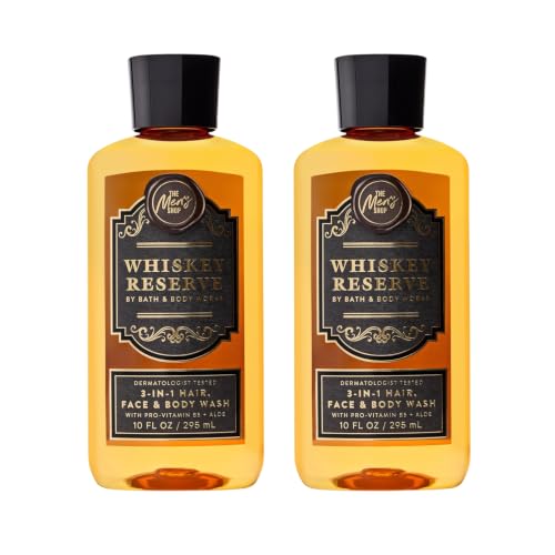 Bath & Body Works Body Wash, Whiskey Reserve Scent, 10 fl oz, 2 Pack - image 1