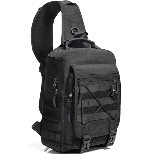 NICGID Tactical Sling Bag Pack Military Rover Shoulder Sling Backpack EDC Molle Assault Range Bag