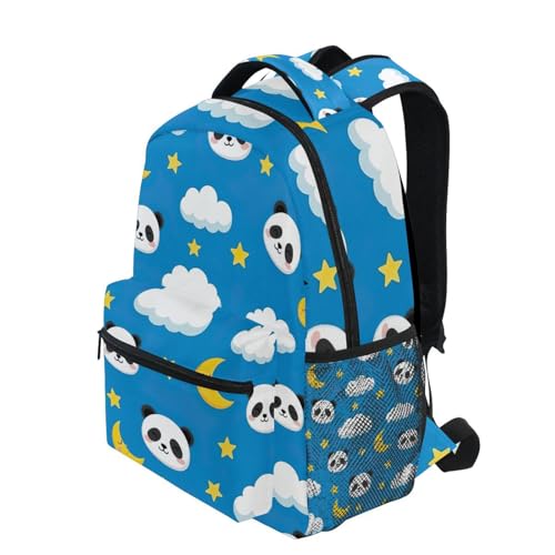 Backpack for Kids, Lightweight Kids Travel Backpack for Boys Girls Back to School Supplies, 15L, Cute Panda Blue3