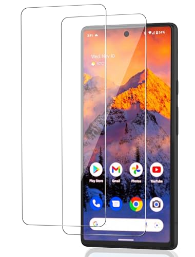 ICESPRING für Panzerglas für Google Pixel 6 Schutzfolie 2 Stück Fingerabdruck-ID Panzerfolie für Google 6 Folie 9H Härte Schutzglas für Pixel 6 Panzer Schutz Glas