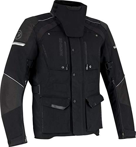 BERING Motorradjacken BRONCO Schwarz, Schwarz, 4XL