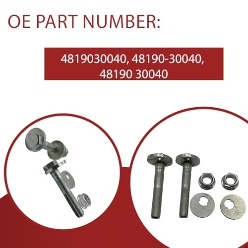 2-Piece Eccentric Alignment Camber Bolt Kit | Lexus GS, IS300 & SC430 - Image 3