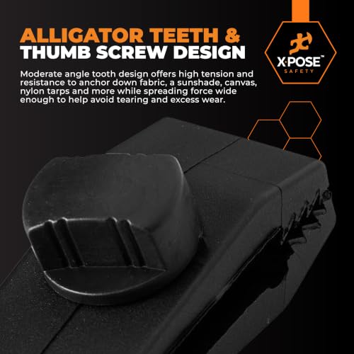Image of Xpose Safety 75 Pack Heavy Duty Reusable Tarp Clips