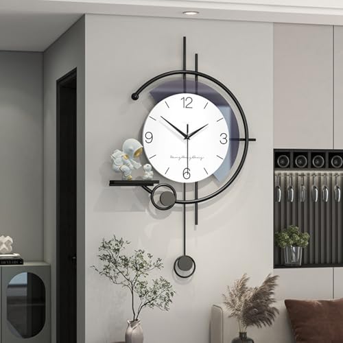 Horloge murale silencieuse pour supprimer le tic-tac du salon