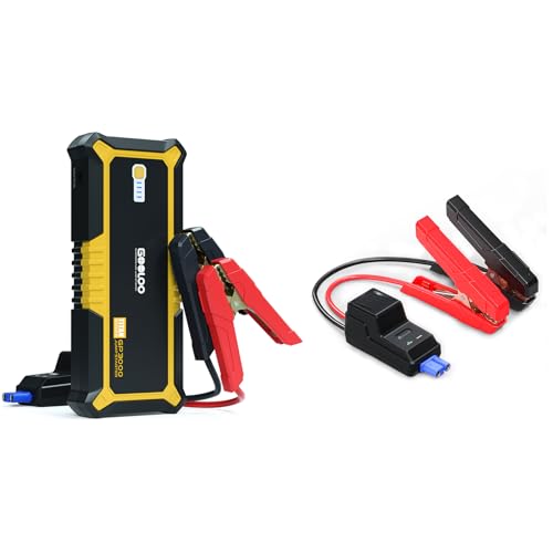 GOOLOO GP3000 3000A Jump Starter with Heavy Duty Replacement Jump Cable,12V Car Battery Jump Starter for up to 9.0L Gas  - Detailed View