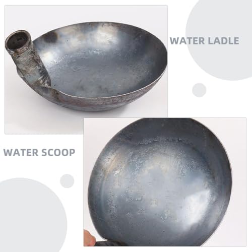 Cuillère à eau ménagère robuste et durable en fer forgé ABOOFAN - 4