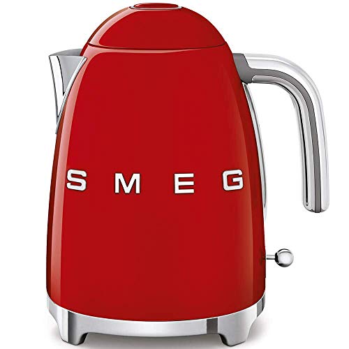 Tetera eléctrica Smeg KLF03RDUS estilo retro roja