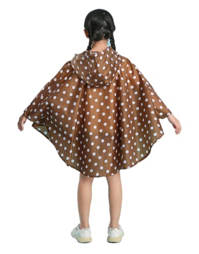 Image of Freesmily Kids Cute Raincoat Waterproof Rain Poncho Jacket Coat for Girls Boys