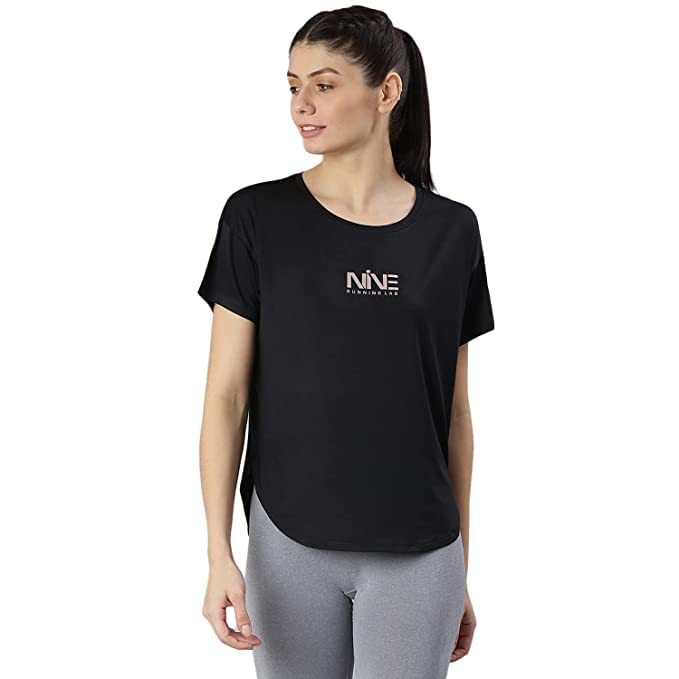 MKH Women Breathable Active Gym Wear Tshirt | Dri Fit Poly Spandex Gym Top | Lightweight, Sportswear for Workout, Running & Yoga| Round Neck Stretchable Casual Workout Top/MKHWT-9-picture-34