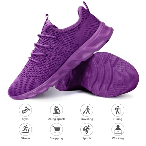 Image of Tvtaop Running Shoes Womens Sneakers Tennis Walking Workout Gym Shoes Lightweight Comfortable Trail Running
