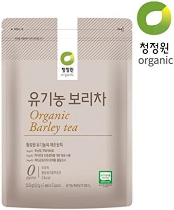 100% Organic Barley Tea, 10g X 15 Unbleached Teabags, Sugar Free, Caffeine Free